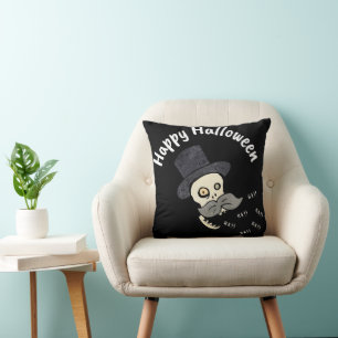 Coussin Un joli crâne d'Halloween