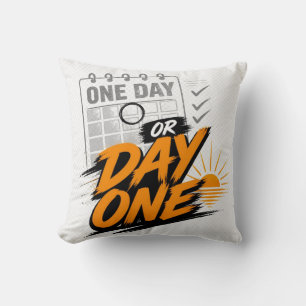 Coussin Un jour ou jour un Motivation Nouveau Début Object