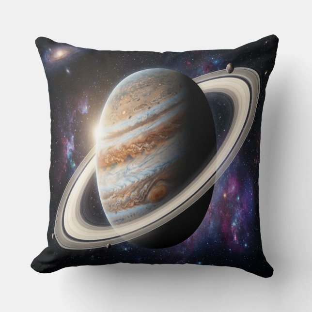 Coussin Un Jupiter avec des anneaux (Recto)