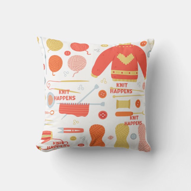 Coussin Un Knit Cosy Se Produit (Recto)