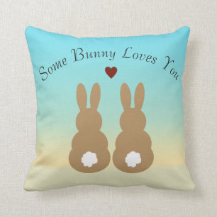 Coussin Un Lapin T'Aime