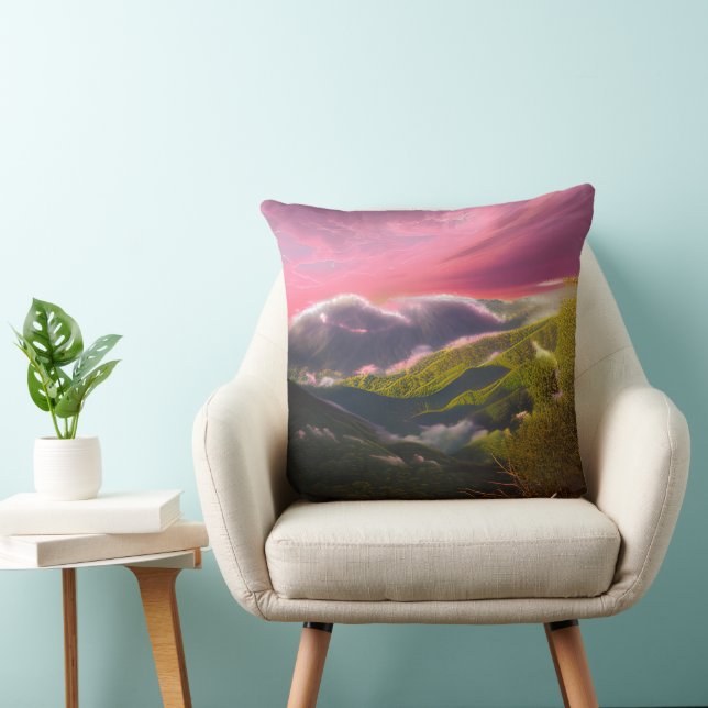 Coussin Un lever de soleil rose (Chaise)