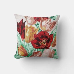 Coussin Un magnifique bouquet floral de tulipes