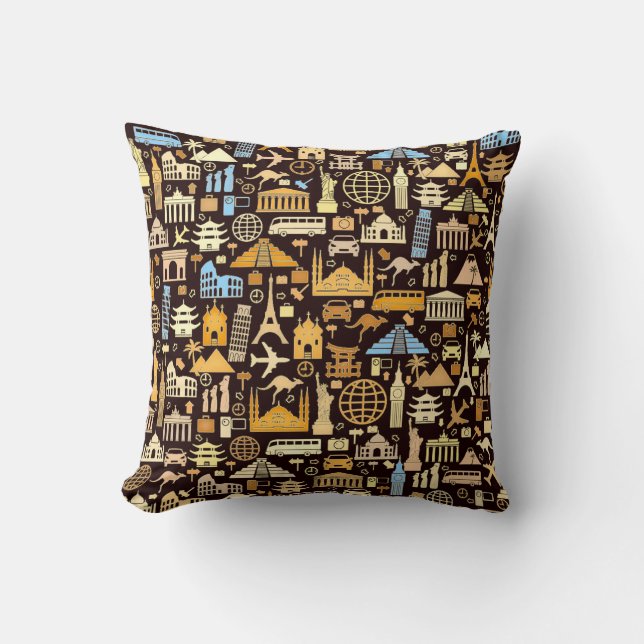 Coussin Un monde merveilleux (Recto)