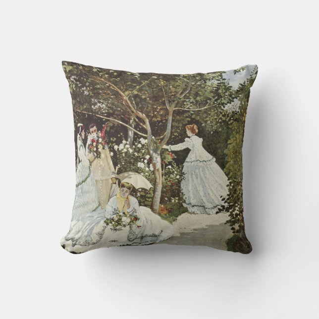 Coussin Un moulin à vent à Zaandam Claude Monet (Recto)
