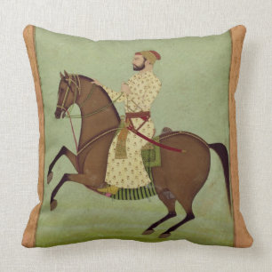 Coussin Un noble de Mughal à cheval, c.1790, du Larg
