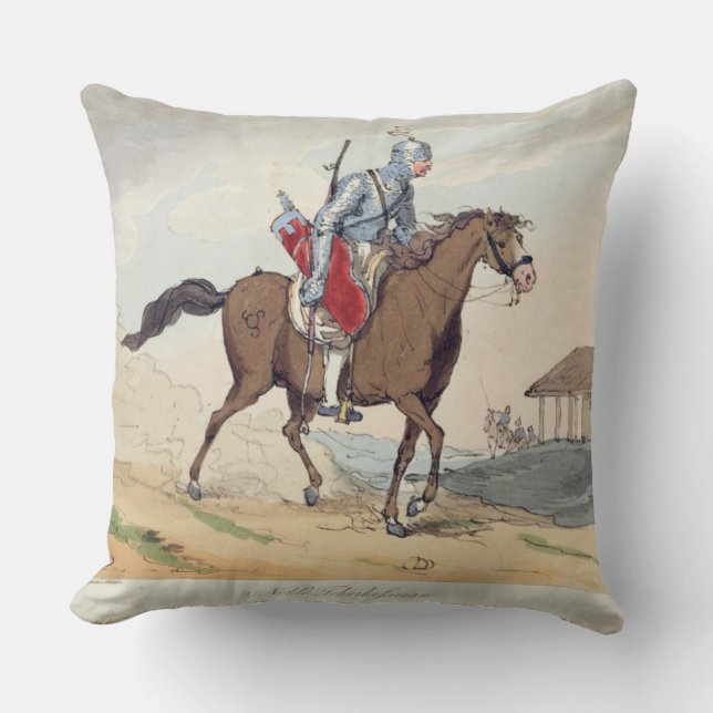 Coussin Un noble Tcherkesse, gravé à l'eau-forte par (Recto)