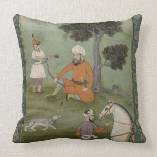 Coussin Un noble Transport-Oxonian assis sous un arbre,