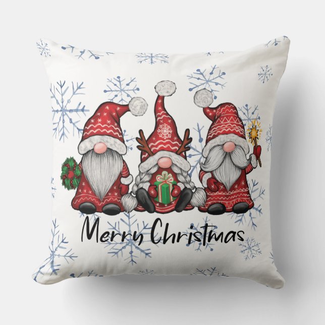 Coussin Un Noël Gnome (Recto)