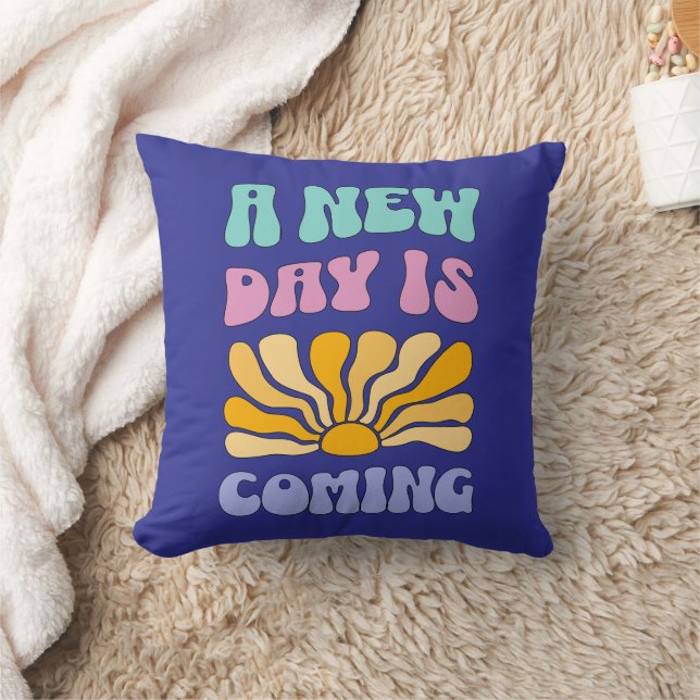 Coussin Un nouveau jour arrive (Couverture)