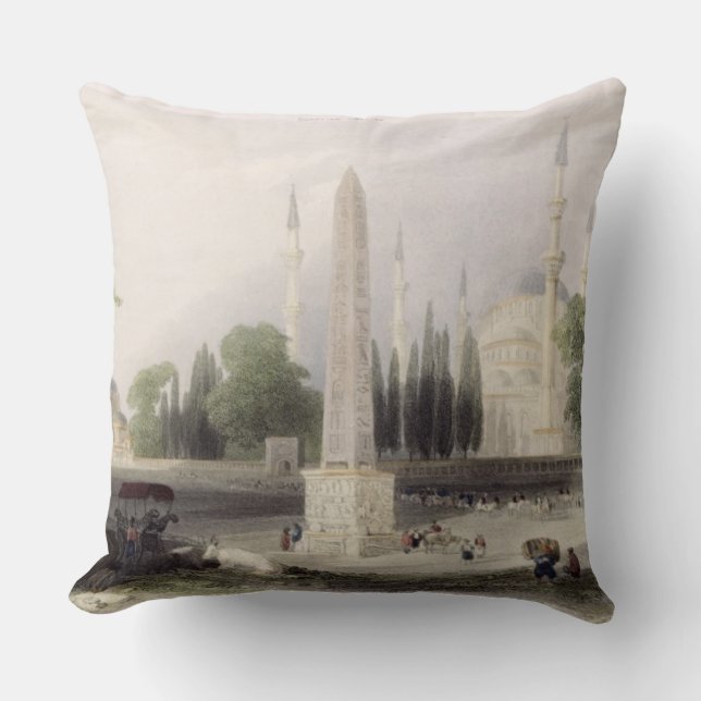 Coussin Un obélisque égyptien dans l'Atmeidan, ou (Recto)