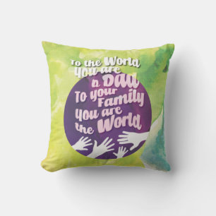 Coussin Un papa aimant