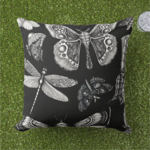 Coussin Un papillon à flamme