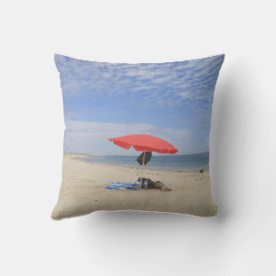 Coussin Un parasol et la mer...