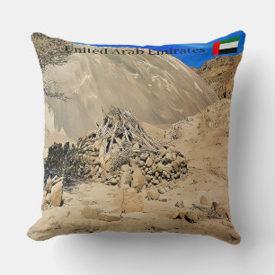 Coussin Un paysage accidenté et aride