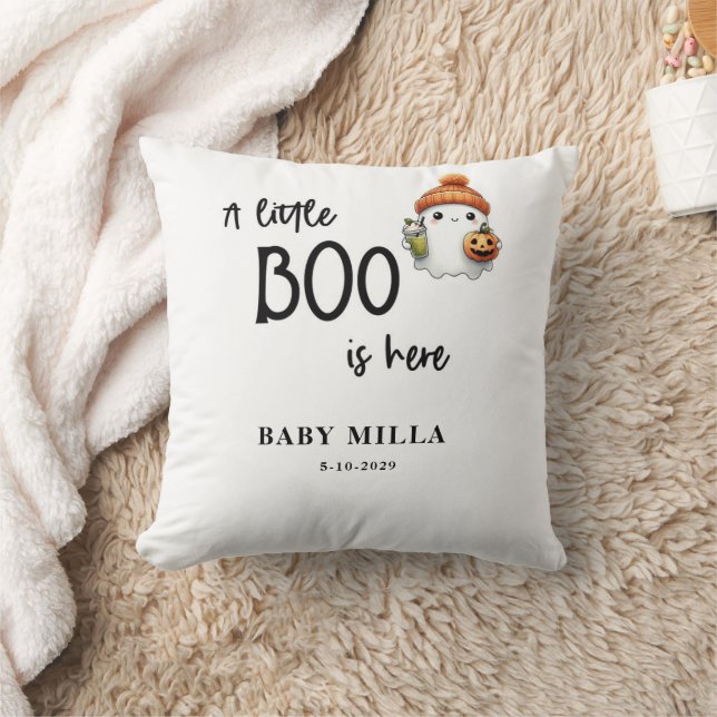 Coussin Un petit Boo presque Baby shower (Couverture)