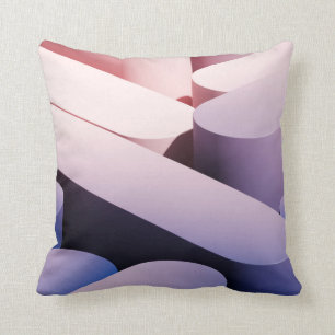 Coussin Un peu d'abstract mockup background. Bleu et rose