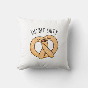 Coussin Un peu de Cool salé Pretzel Pun