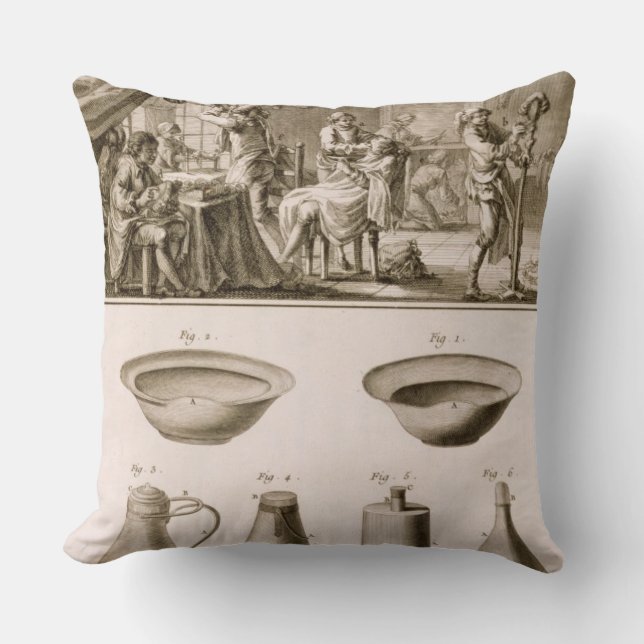 Coussin Un raseur-coiffeur et outils de coiffeur, du (Recto)