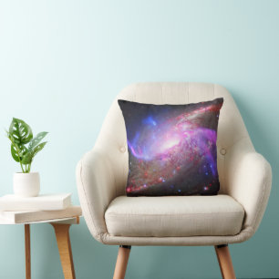 Coussin Un Spectacle De Lumière Galactique En Galaxie Spir