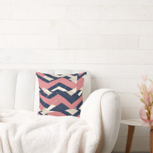 Coussin Un style de mode preppy imprégné de Jacquard vibra