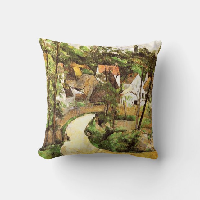 Coussin Un tour dans la rue Paul Cezanne (Recto)