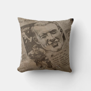 Coussin Un très vieux journal