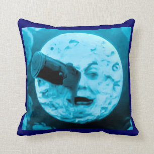 Coussin Un voyage à l'Américain MoJo pi de lune (lune