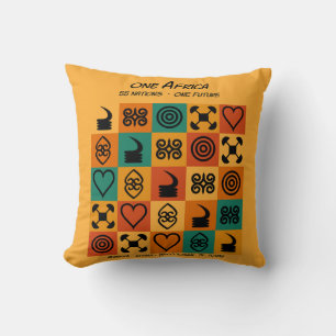 Coussin Une Afrique – Adinkra – Ghana -