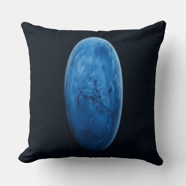 Coussin Une belle planète bleue (Recto)
