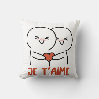 Coussin Une charmante série d'illustrations romantiques ca