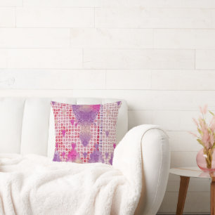Coussin une conception d'un arrière - plan pourpre avec de