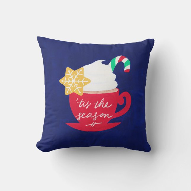 Coussin Une Coupe de 'Tis The Season' (Recto)