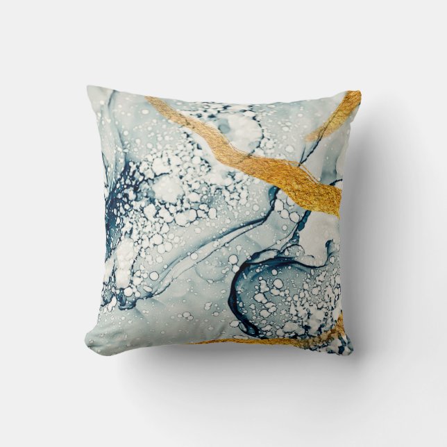 Coussin Une créativité unique. Art&Or. Inspiré par le ciel (Recto)
