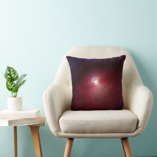 Coussin Une Étoile De Neutron Avec Un Disque De Poussière