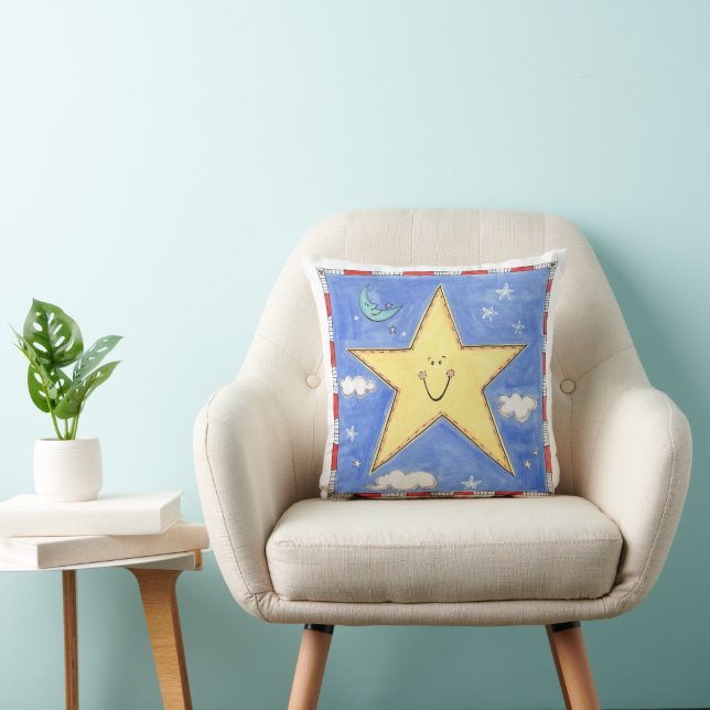 Coussin Une étoile souriante (Chaise)
