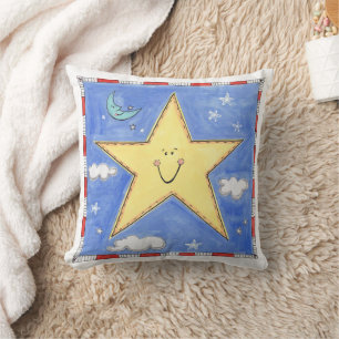 Coussin Une étoile souriante