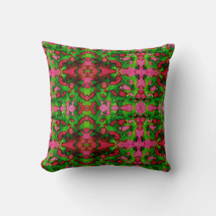Coussin Une étude en rose et vert