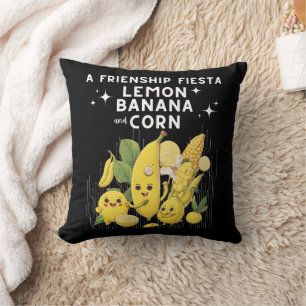 Coussin Une Fête Fiesta Lemon Banana Et Corn