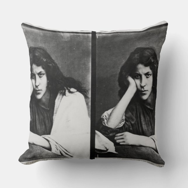 Coussin Une fille de Chioggia rêvant de ses amours (phot (Recto)