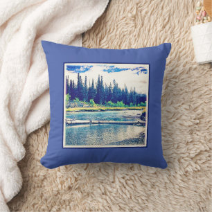 Coussin Une Forêt Sauvage Canadienne Majestueuse. Commande