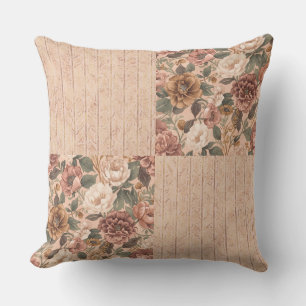 Coussin Une fusion époustouflante de motifs floraux et de