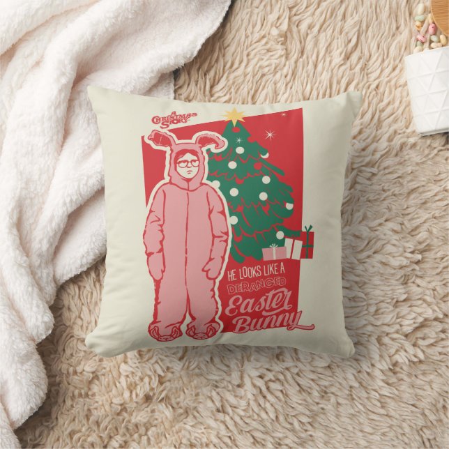 Coussin Une histoire de Noël | Lapin De Pâques Dérangé (Couverture)