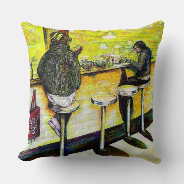 Coussin Une journée de folie (Recto)