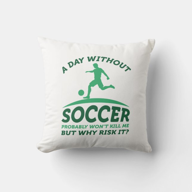 Coussin Une Journée Sans Football (Recto)