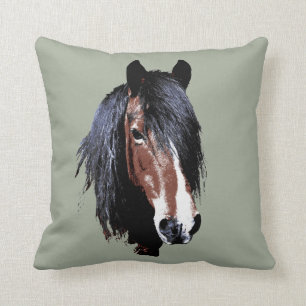 Coussin Une jument de baie de gallois