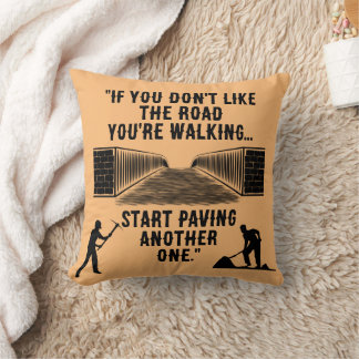 Coussin "Une nouvelle route" Jetez l'oreiller