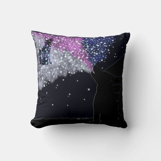 Coussin Une nuit d'été avec Sirius (Recto)