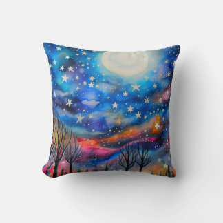 Coussin Une nuit étoilée
