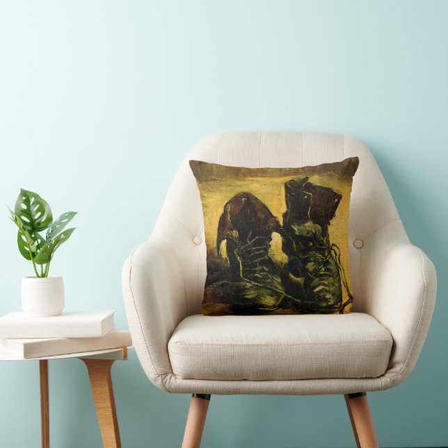 Coussin Une paire de chaussures par Vincent van Gogh (Chaise)